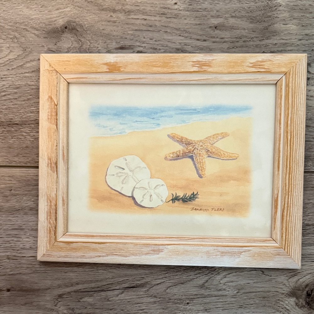 Beach Scene Framed Art